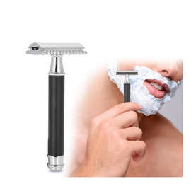 男士刮胡子神器厂家手动剃须刀/老式刮胡刀手动双面刀片刀架/