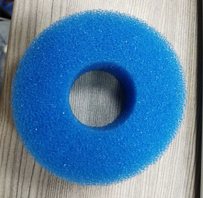 厂家销售中间挖孔4cm壁厚3cm的海绵过滤圈 水族使用净水过滤棉