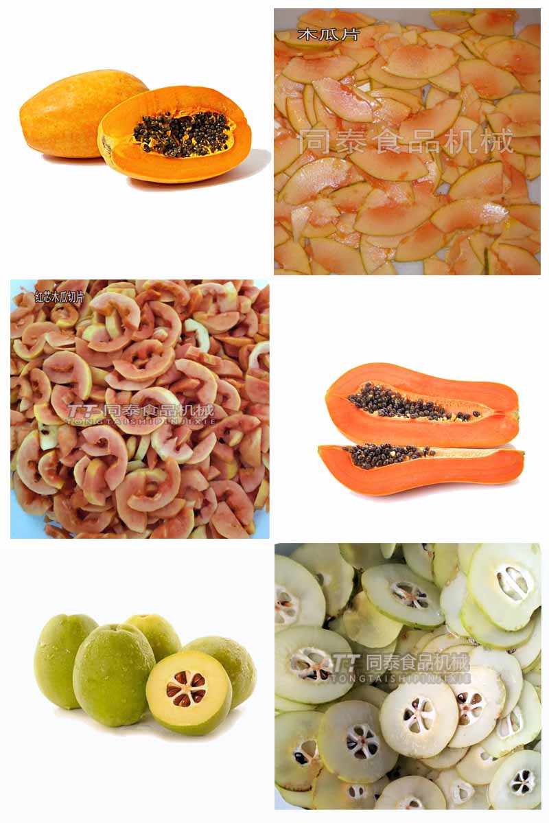 同泰木瓜切片机效果图