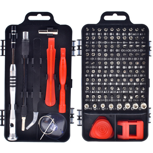 WEEKS 112-in-1 wholesale watch and mobile phone disassembly and repair tools screwdriver chrome vanadium steel screwdriver set