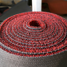 厂家批发加密加厚丝圈脚垫14mm丝圈卷材脚垫 耐磨通用汽车脚垫pvc