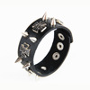 Black bracelet, clothing, accessory, European style, punk style, wholesale