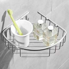 304 stainless steel bathroom corner shelf storage rack toilet corner shelf triangular basket wall-mounted shelf storage rack