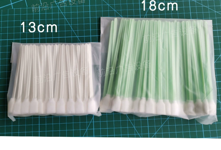 Электростатическая пылеулавливающая печатающая головка для очистки безпыльной ватной палочки для защиты от 18cm струйная машина для струйной печати