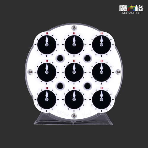 Qiyi's legendary magic watch Magic A racing full magnetic positioning professional competition Rubik's cube MAGIC CLOCK children's toy