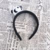 Scenic area gift panda hair hoop hair pinch hair rope is funny and sells cute wide -edge velvet