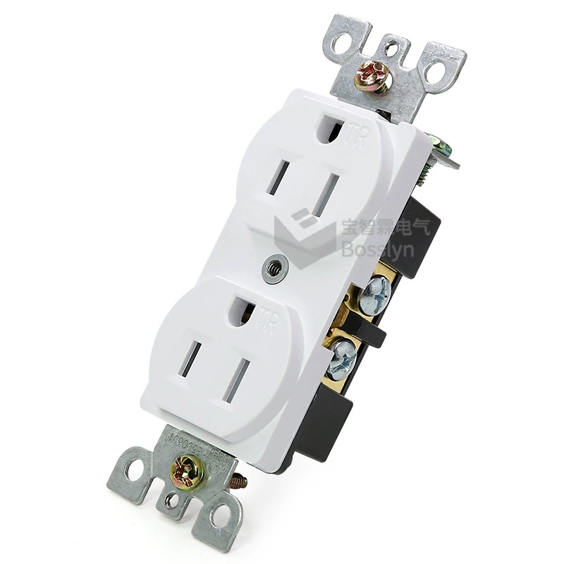 NEMA 5-15R American Double Wall socket panel Taiwan Japanese home socket beauty junction direct socket