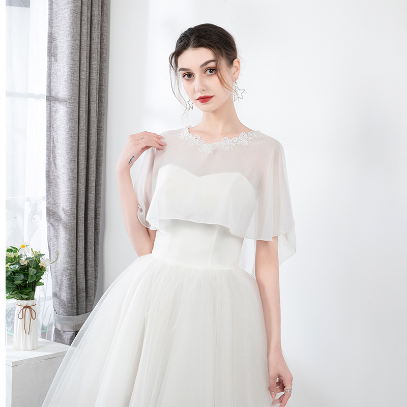 Robe de mariée en Mousseline de soie - Ref 3441429 Image 3