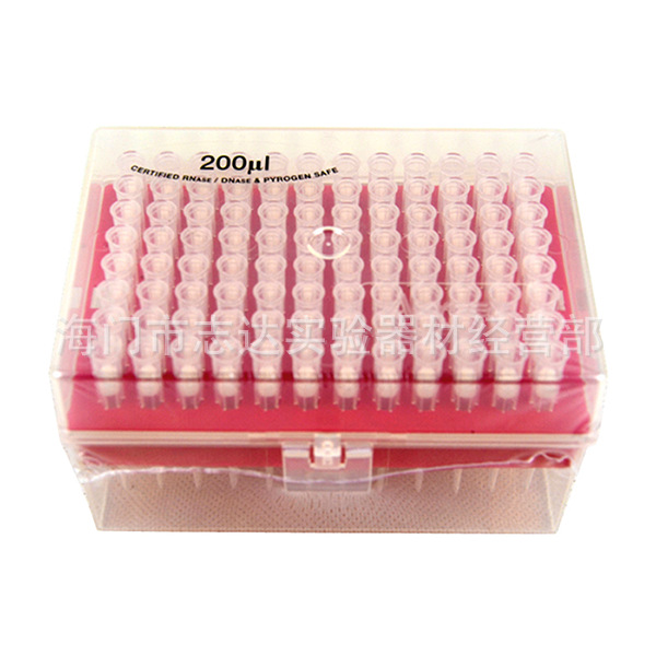 Axygen TF-200-R-S 200ul 带滤芯 盒装黄吸头/枪头 96支/盒