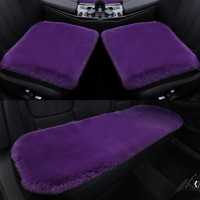 Seat cushion, seat cover, Cushion, Universal Car Mat for Women - purple-single-cushion