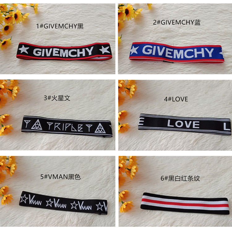 Knitted sports headband fashion letter ball clothing children's hair band sweat-absorbent headscarf C05 unisex hair band