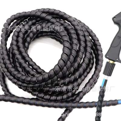 高压胶管 液压油管 洗车水管 空调管 装饰电线阻燃套管螺旋保护套|ms