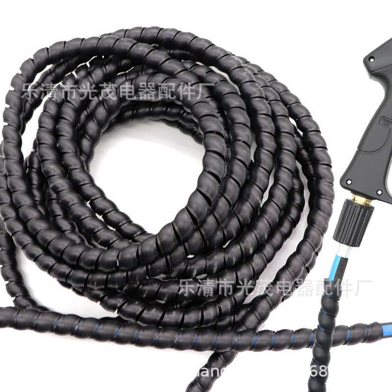 高压胶管 液压油管 洗车水管 空调管 装饰电线阻燃套管螺旋保护套|ms