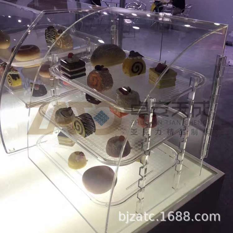 亚克力防尘罩有机玻璃展示盒陈列架来图加工定制厂家生产加工直销