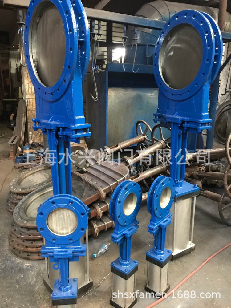 VG5400电控气动耐磨刀型阀 气动刀型闸阀 气动浆液阀 气动插板阀