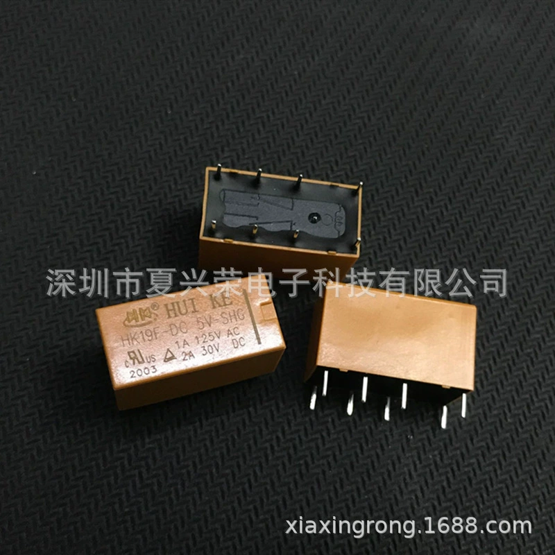 HK19F-DC5V-SHG Прямой DIP-8 Фут 5V 2A РелетЕлектрический 2 Открыто 2 Закрытие Новый Оригинал Точка