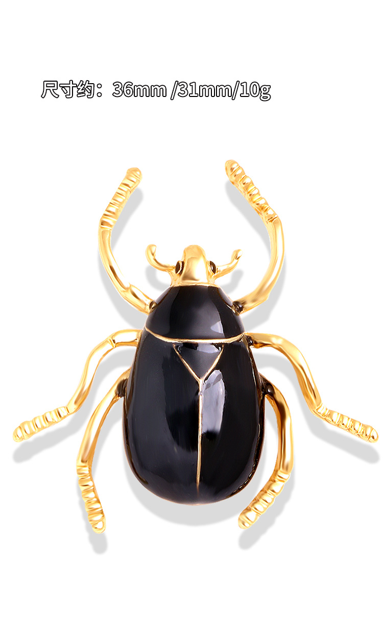 Daily, Street Occasion Alloy Material Retro Classic Style Pin Insect Alloy Unisex Brooches