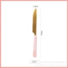 Red stone table knife