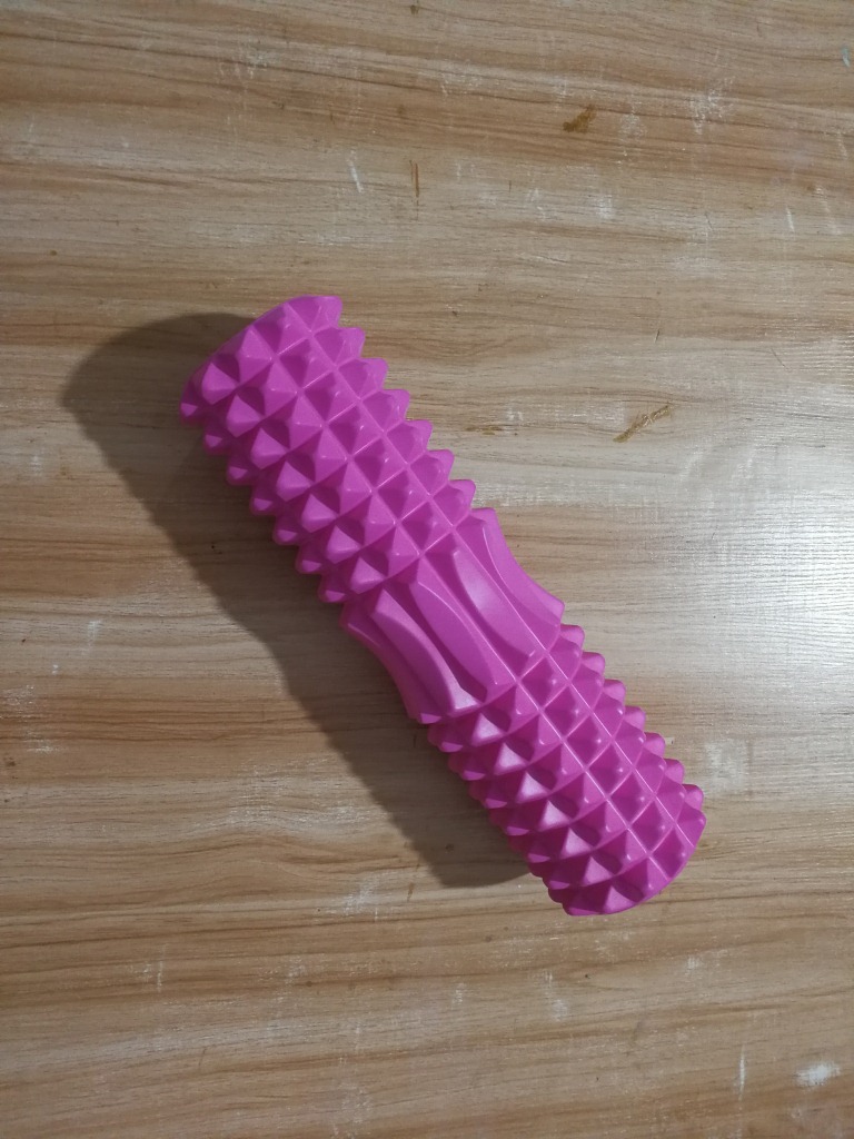 45cm*14cm狼牙棒按摩滚轴健身琅琊棒泡沫轴瑜伽柱 一件代发
