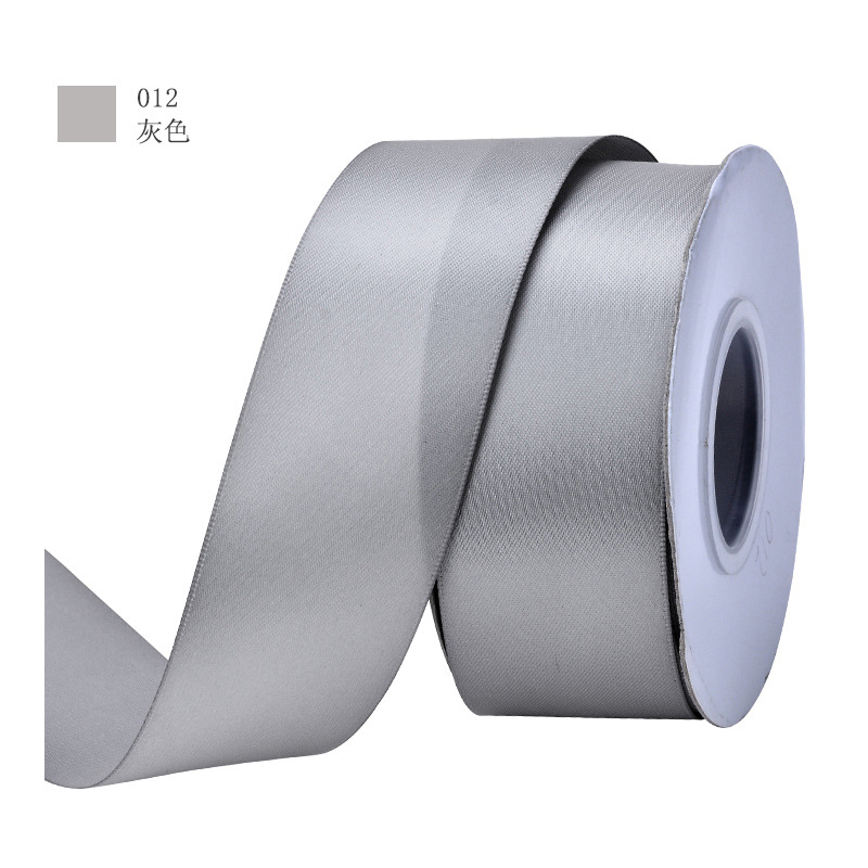 Cinta de embalaje para cajas de regalo de pastel de cinta de Yao Ming, cinta de satén de doble cara para envolver ramos, lazo decorativo para accesorios de cabello.