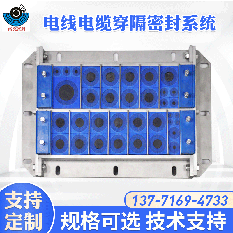 Wire and Cable seal up system Fireproof cable seal up modular Detachable Cable Siding seal up system