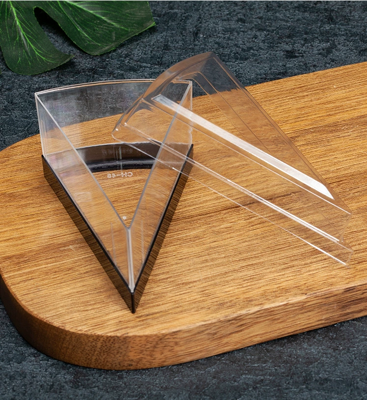 One -time mousse cup yogurt cup wood bran cup triangular plastic dessert pudding cup can spell round cake