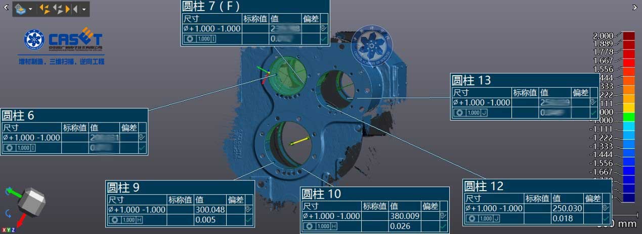 小齿轮箱同轴度检测3