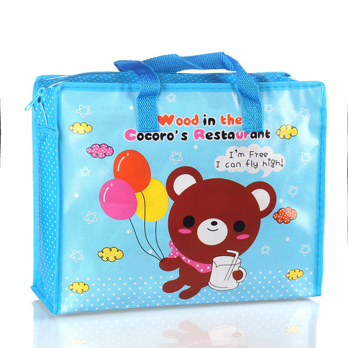 Factory direct sale of colorful laminated gift bags, cartoon non-woven portable storage bags, Amazon cross-border shopping bags