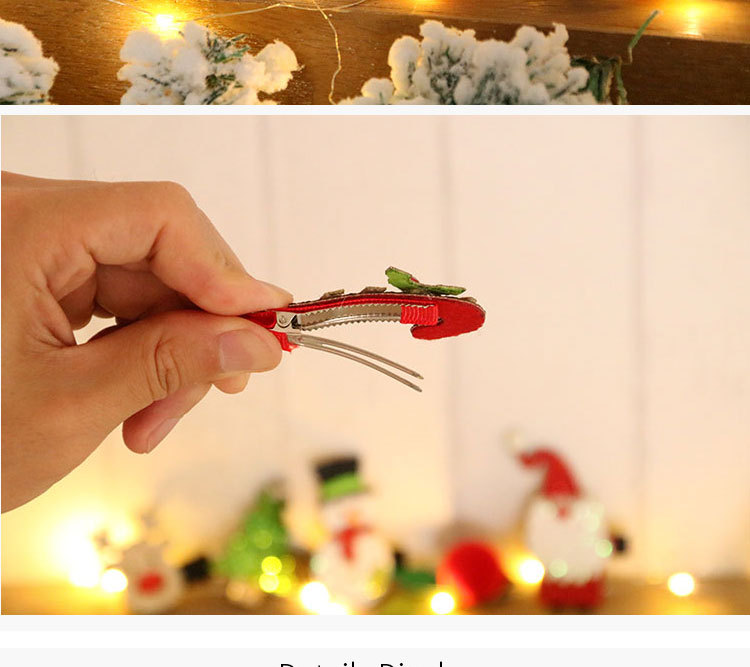 Christmas Hairpin Set Christmas Children's Colorful Hairpin Set display picture 4