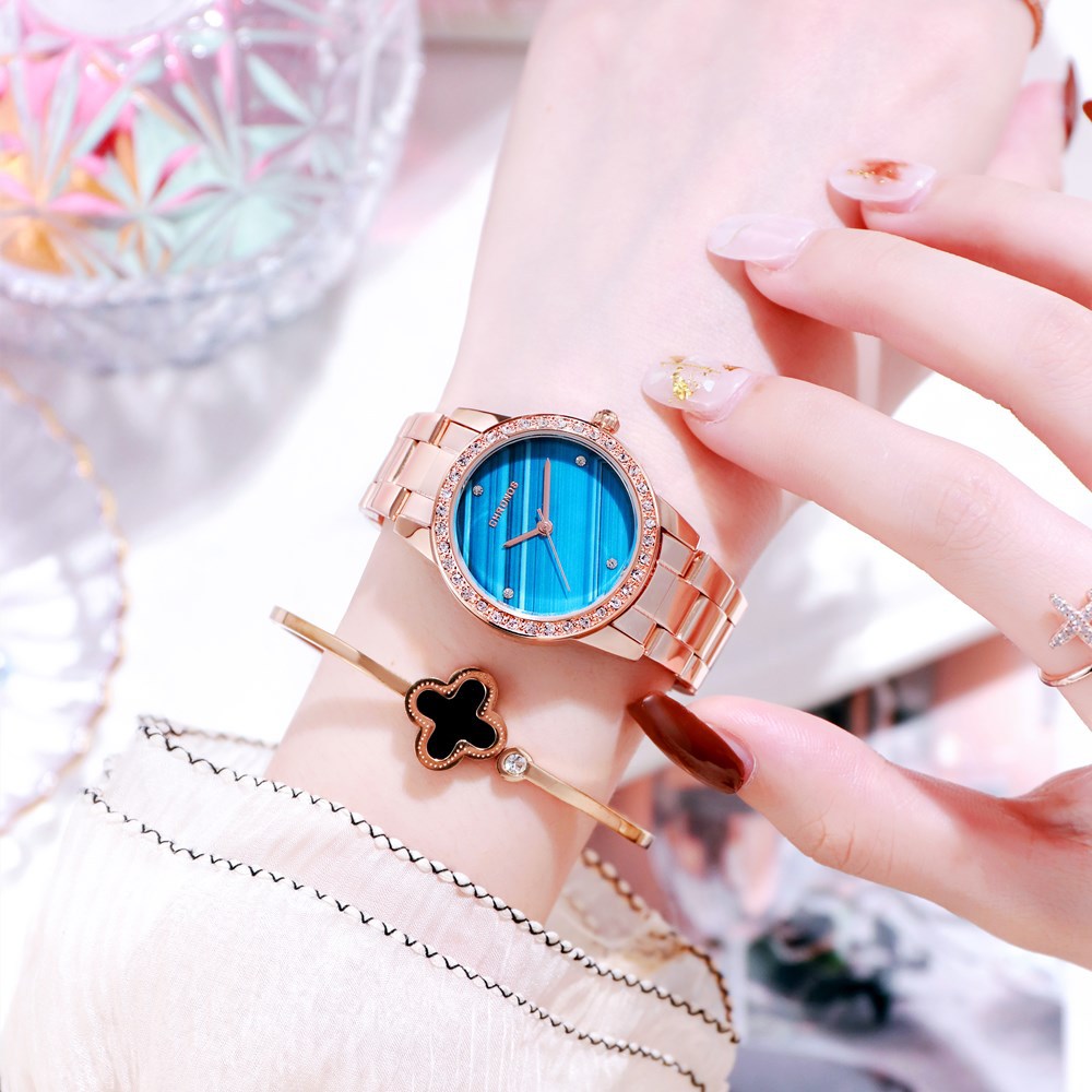 Reloj de moda CHRONOS Chronos para mujer, reloj de ocio de negocios para mujer, reloj de cuarzo resistente al agua con movimiento japonés_voghion.com