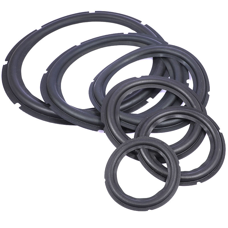 8 pulgadas 10 pulgadas 12 pulgadas borde de goma borde del altavoz plegable anillo de reparación del altavoz accesorios altavoz colgante borde de goma muesca