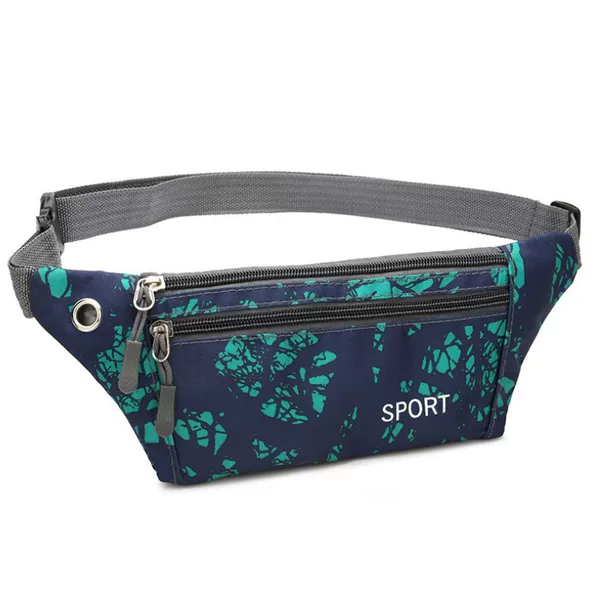 New Men's and Women's Waist Bag Outdoor Fitness Satchel Chest Bag Wear-resistant Sports Waist Bag Waterproof Anti-theft Mobile Phone Bag Waist Bag Wholesale