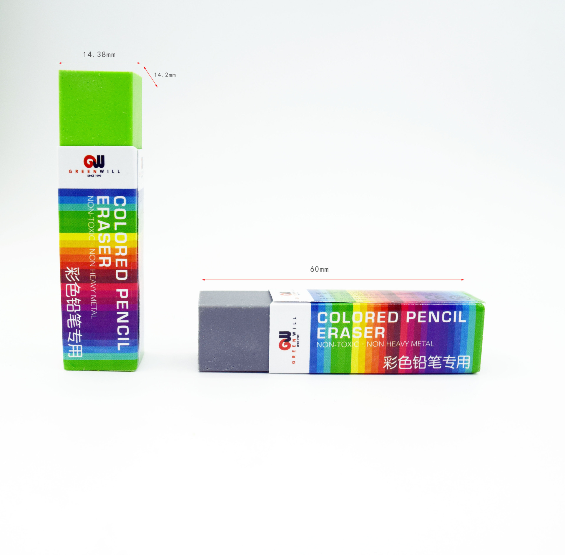 Eraser especial para plomo de color, Eraser especial para estudiantes de diseño de arte ultra limpio