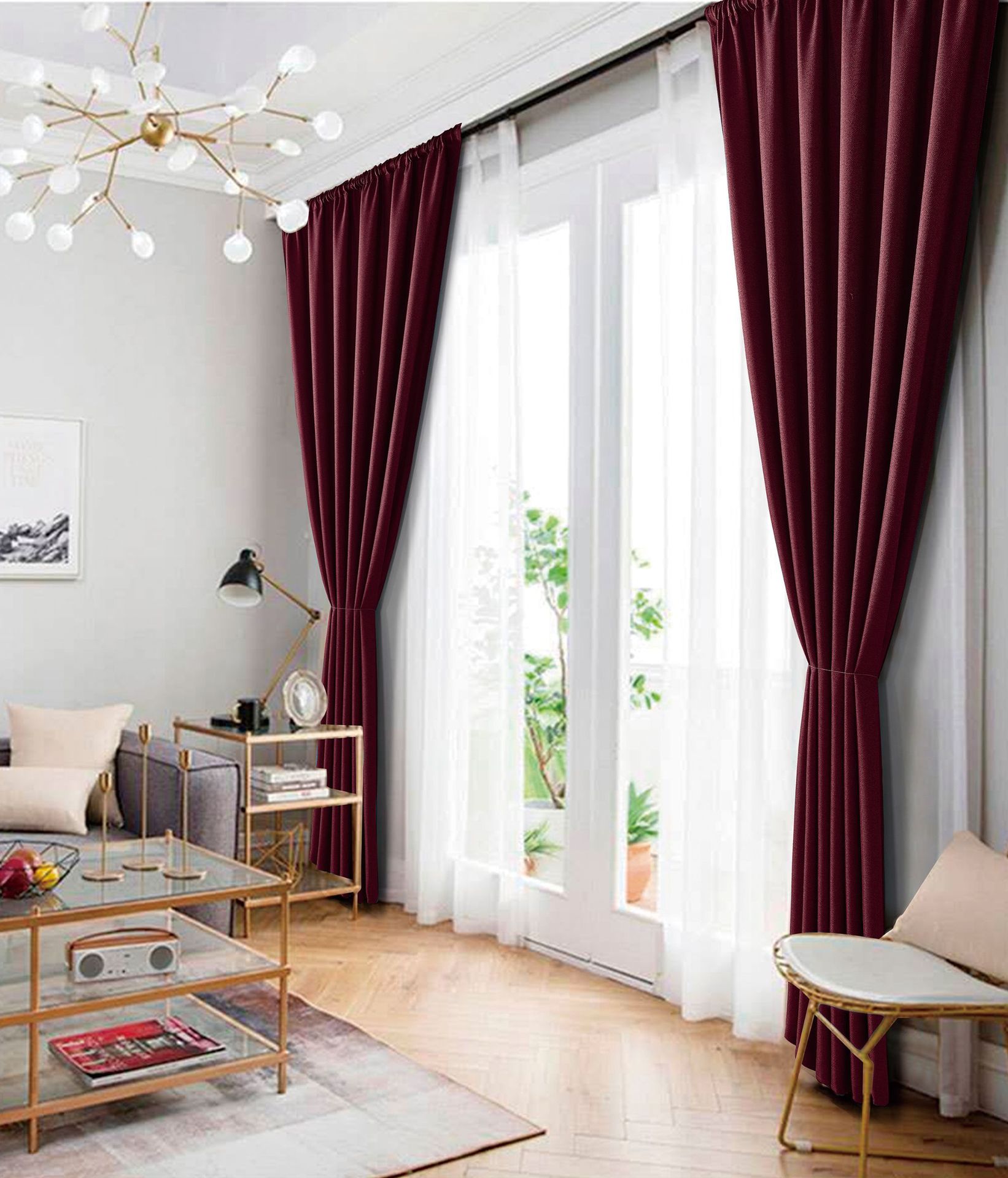 工廠直銷遮光成品窗簾，也可定制