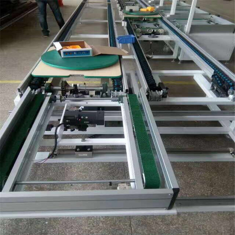 福建倍速链总装线驱鼠器 太阳能电器总装线 倍速链回板线