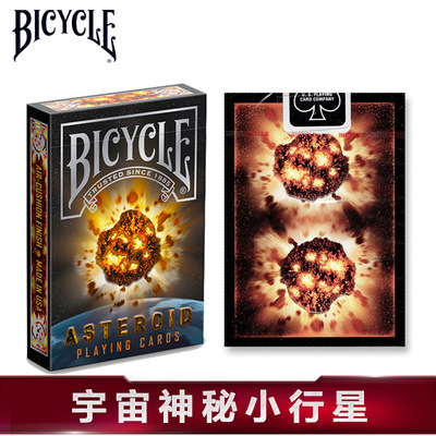 bicycle Bicycle Playing Cards Asteroid Asteroid Imported Cut flowers fashion Trend Star Network Red Card