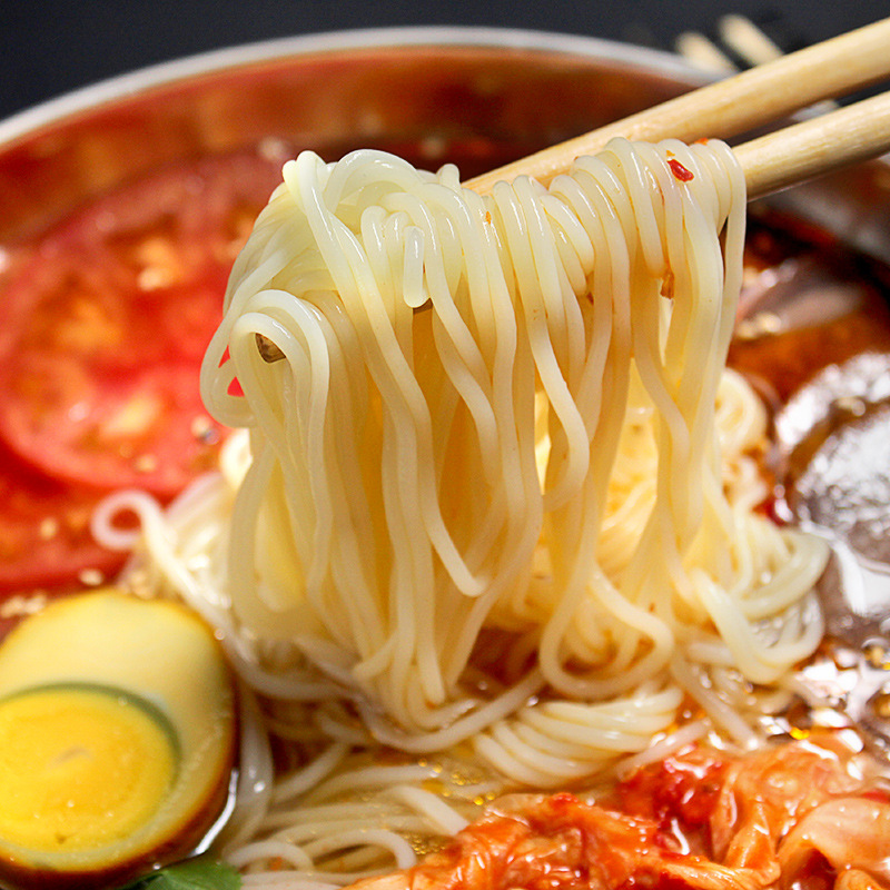 Northeast Grandma Cold Noodles 380g Yanji Large Cold Noodles Wholesale Convenient Rapid Meal Vacuum Packaging 3 Pouches of Ingredients