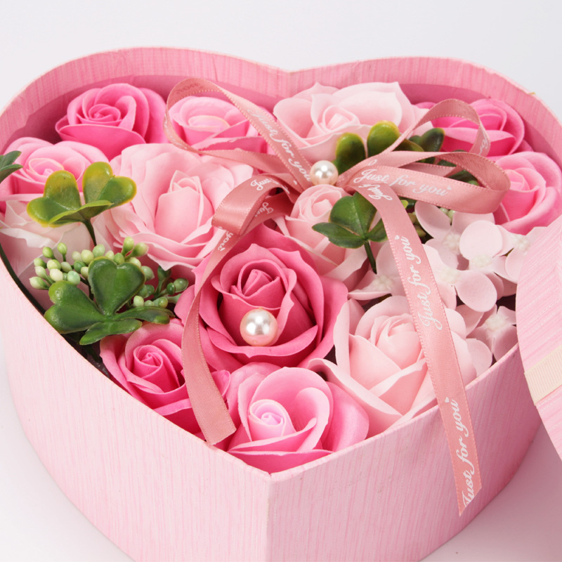 20年心形花盒 粉4