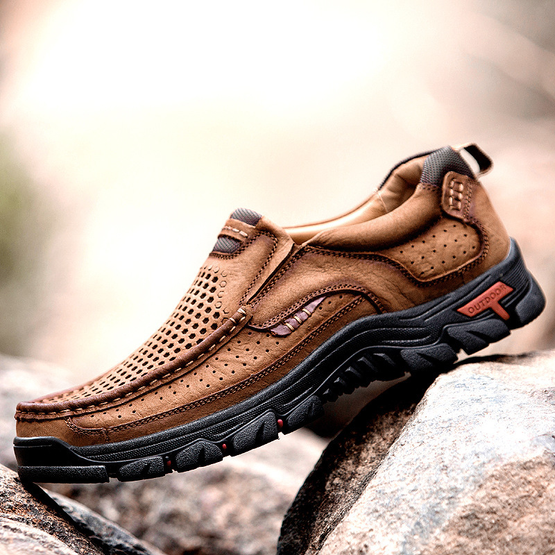 2022 primavera y verano nuevos zapatos casuales transfronterizos de montaña transfronterizos zapatos de hombre de edad media