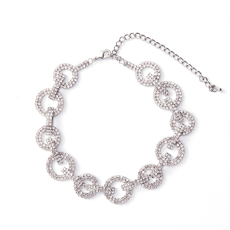 Fashion Diamond Cuban Thick Chain Necklace display picture 6