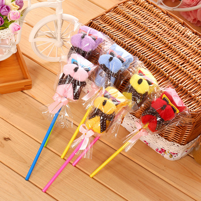 節日活動實用禮品小狗造型毛巾結婚慶回禮創意史努比蛋糕毛巾