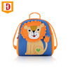 Manufactor wholesale children Cartoon knapsack kindergarten schoolbag zipper Lightening child Backpack machining customized