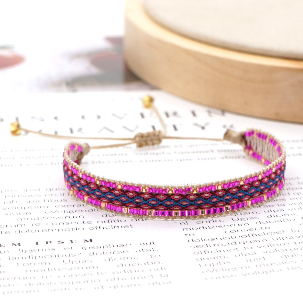 Wholesale Jewelry Ethnic Style Color Miyuki Beads Woven Bracelet Nihaojewelry display picture 12