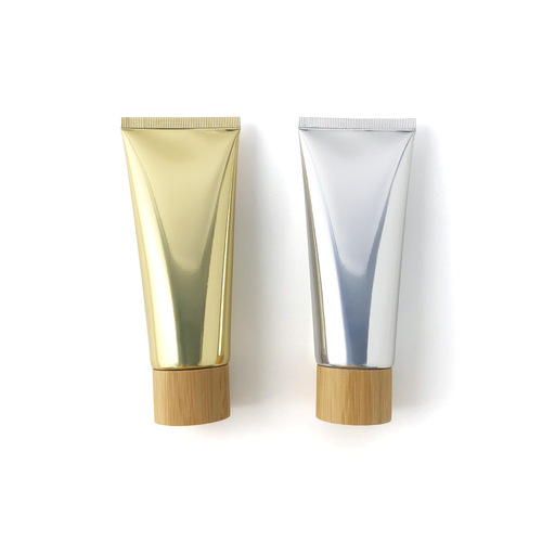 【】Natural bamboo 50g 60g 80g 100g 120g facial cleanser soft tube, cosmetic plastic soft tube