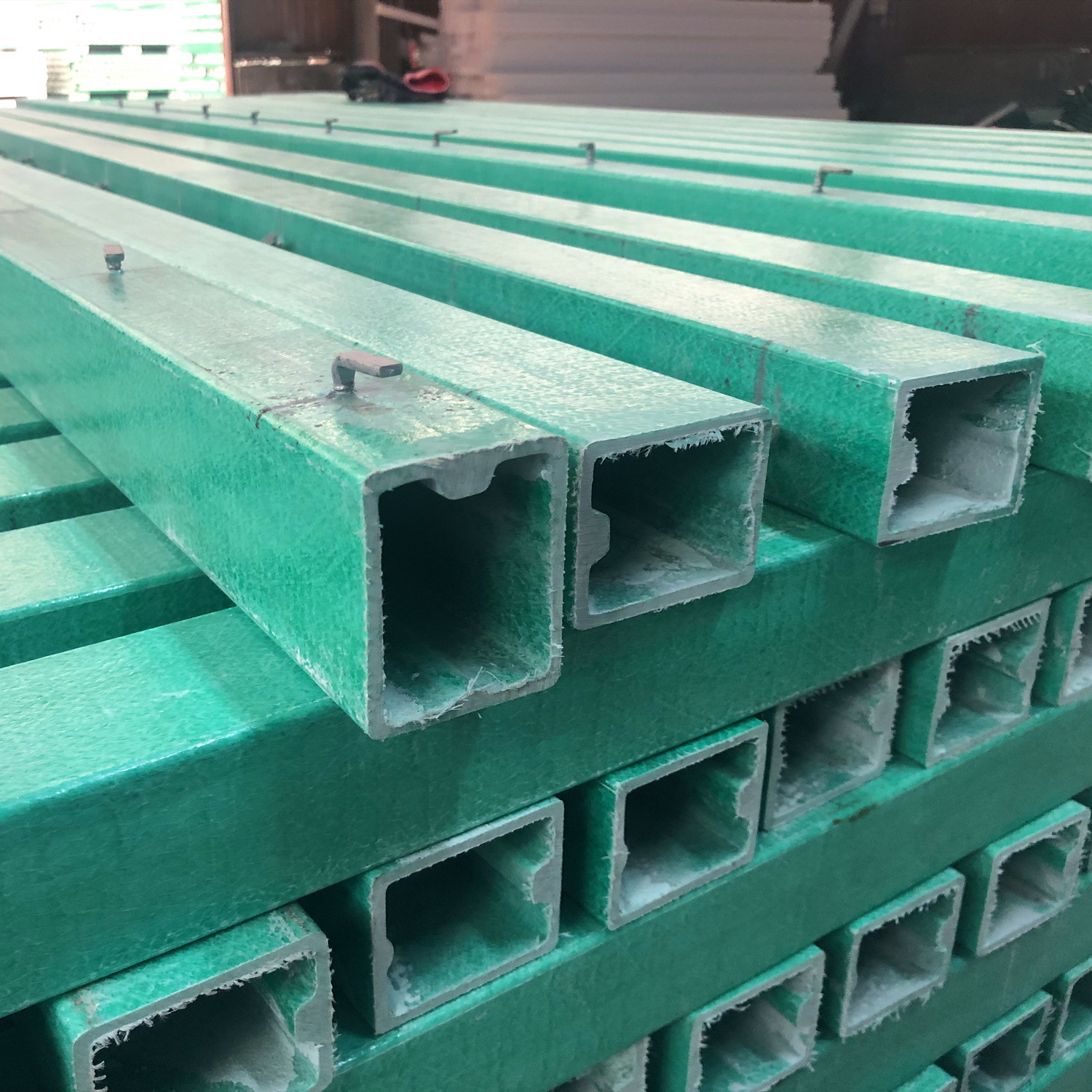 玻璃钢刺绳立柱 frp空心立柱60*50 复合材料高速公路挂钩斜撑立柱