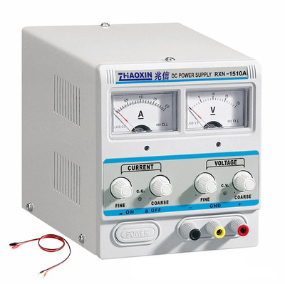 兆信 RXN-1510A 直流稳压线性电源0-15V 0-10A 指针显示 可调电源