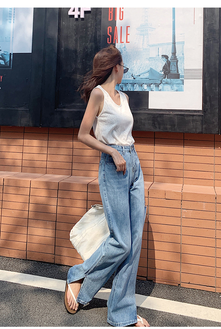 Pantalon léger femme en coton - Ref 3430258 Image 21