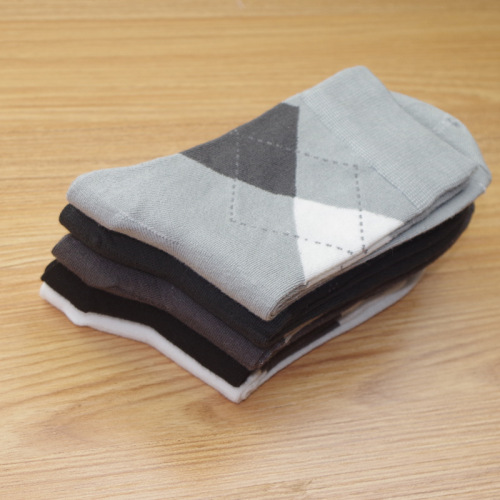 Men's bamboo fiber business mid-calf socks, spring and summer thin solid color men's socks, sweat-absorbent and deodorant manufacturer wholesale socks