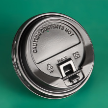 咖啡杯盖一次性90口径热饮纸杯盖外卖打包咖啡盖80口开关盖塑料盖