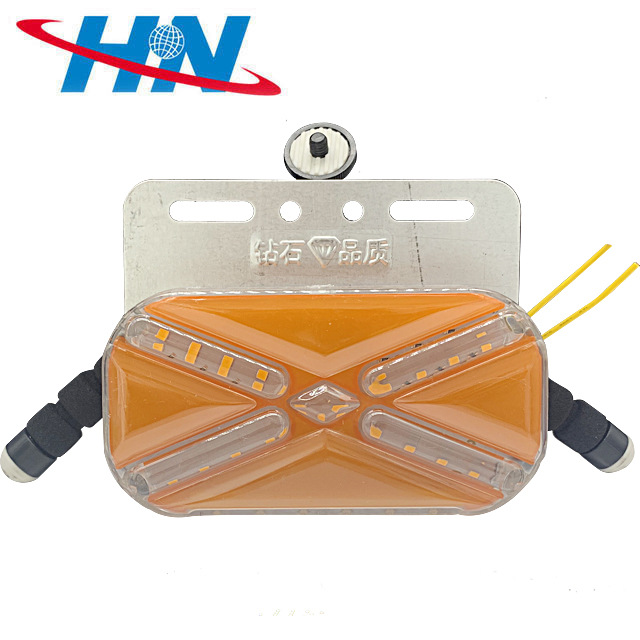 24vled camión remolque bomba coche colorido brillo impermeable durable coche luz trasera luz lateral luz de freno conjunto